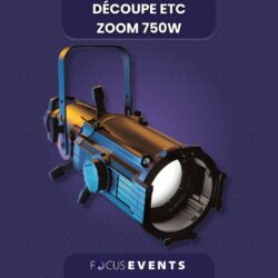 Decoupe ETC ZOOM 750W Couleur