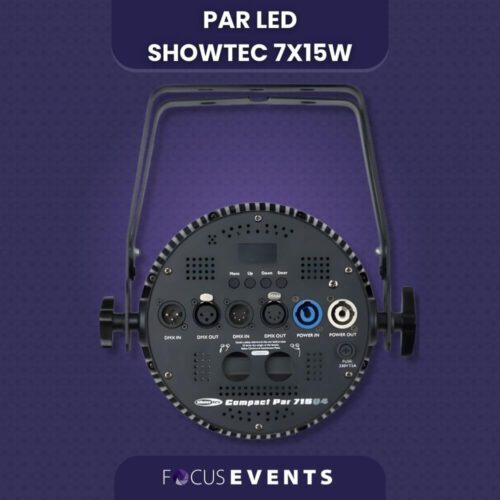 Par LED Showtec 7x15W Arriere