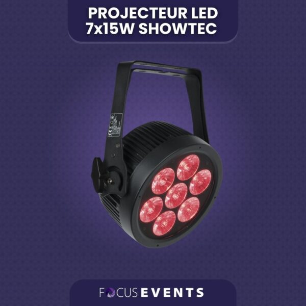 Projecteur LED 7x15W Showtec