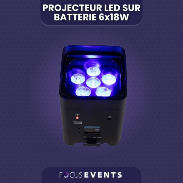 Par LED sur batterie location